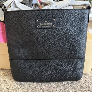 Kate Spade black pebbled purse